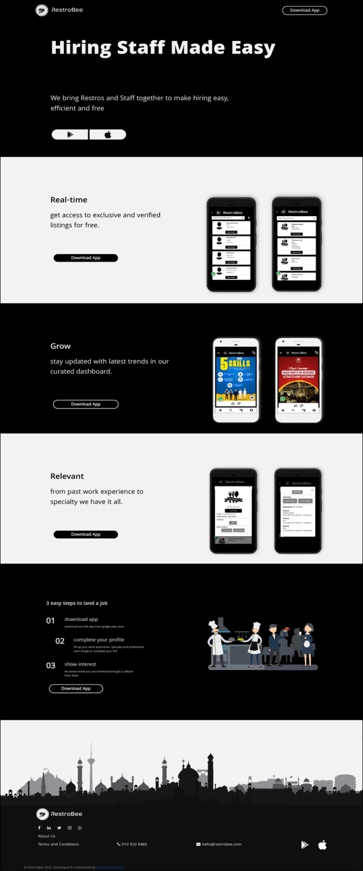 Dynamic Website and Mobile Application